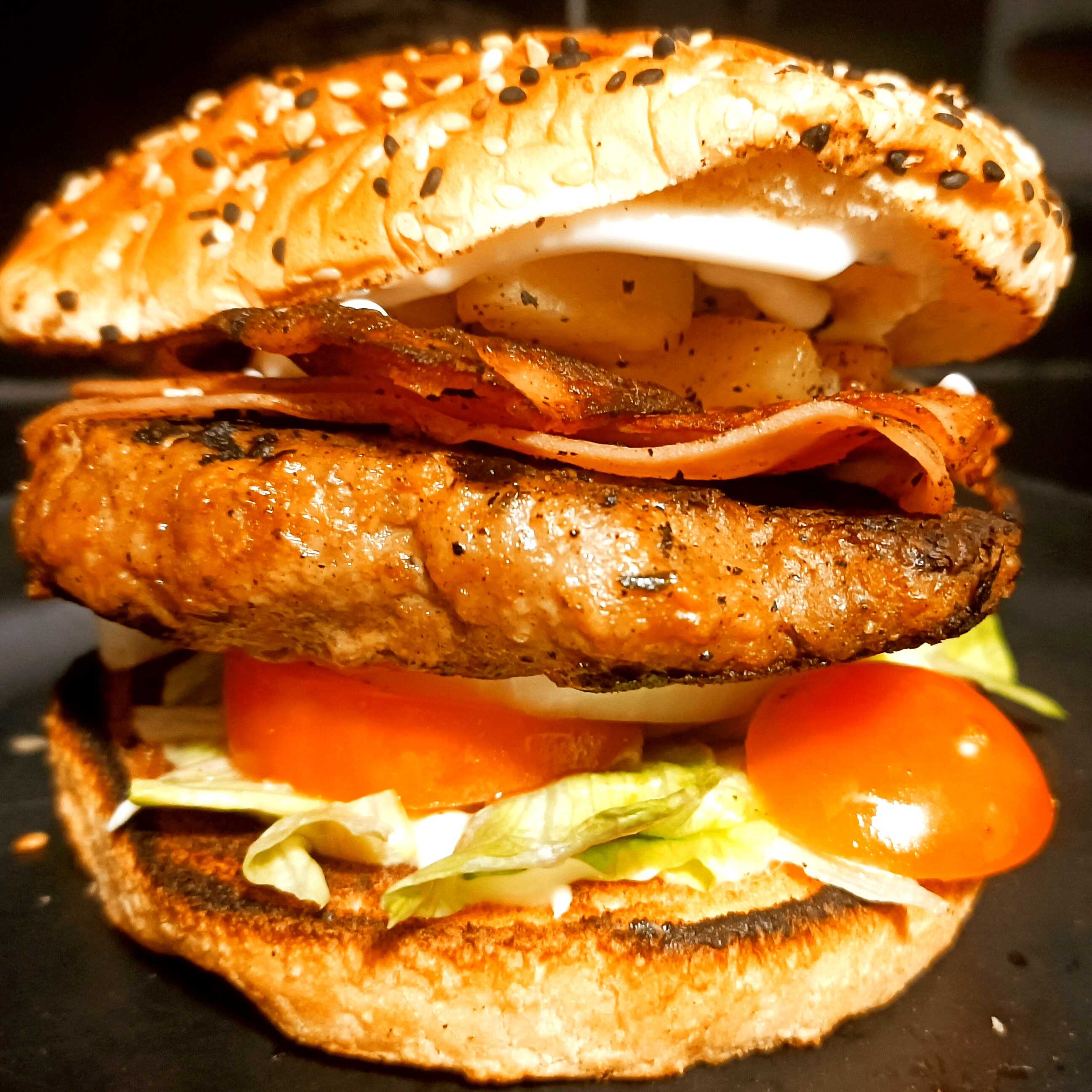 Hamburguesa Hawaiana