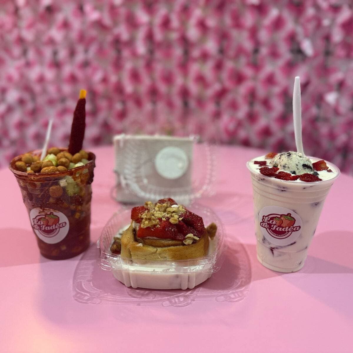 Fresas con Crema Grandes con Nuez, Pepihuates, Rol