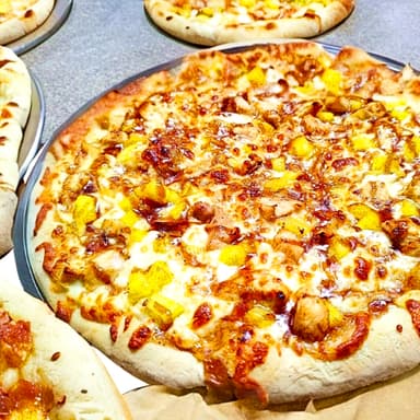 Promo Pizzacue Hawaiana 12tj+pan al ajo