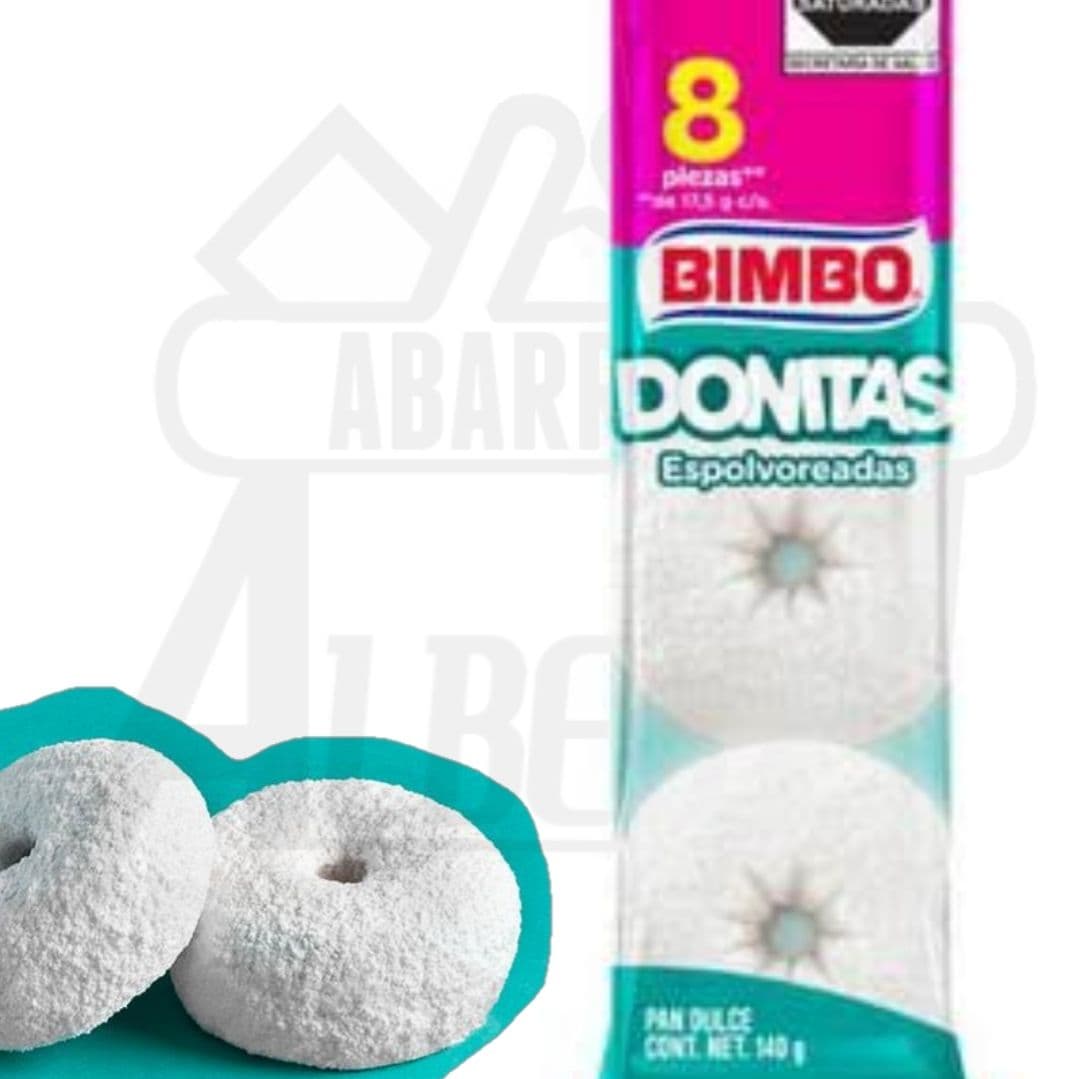 DONITAS ESPOLVOREADAS BIMBO -8 DONAS