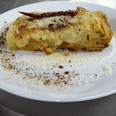 LASAÑA ALFREDO CON POLLO PICANTE