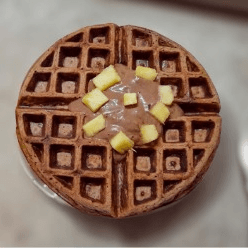 Waffle Energía, Fruta más Topping
