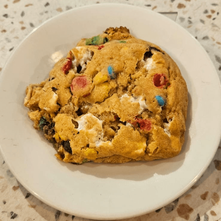 Galleta Marshmallow y M&M