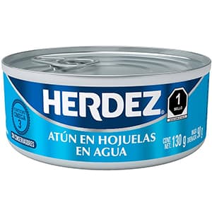 ATUN HERDEZ EN HOJUELAS EN AGUA 130G