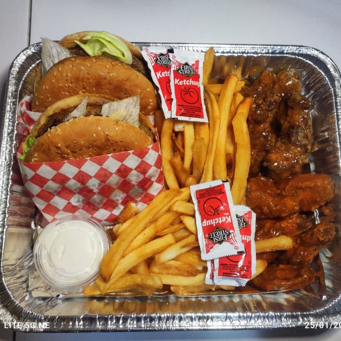Charola ALA-BURGUER