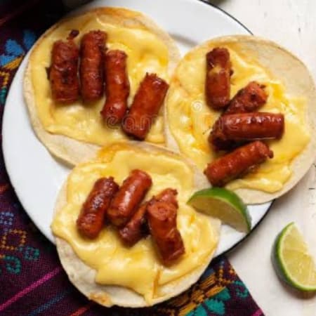 Taco Chistorra con Queso