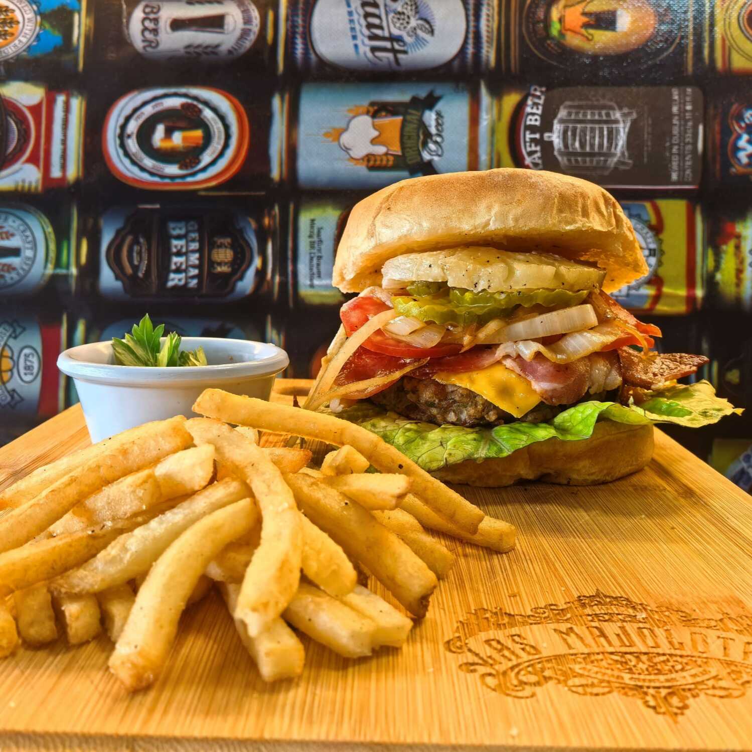 Combo Hamburguesa HAWUAII
