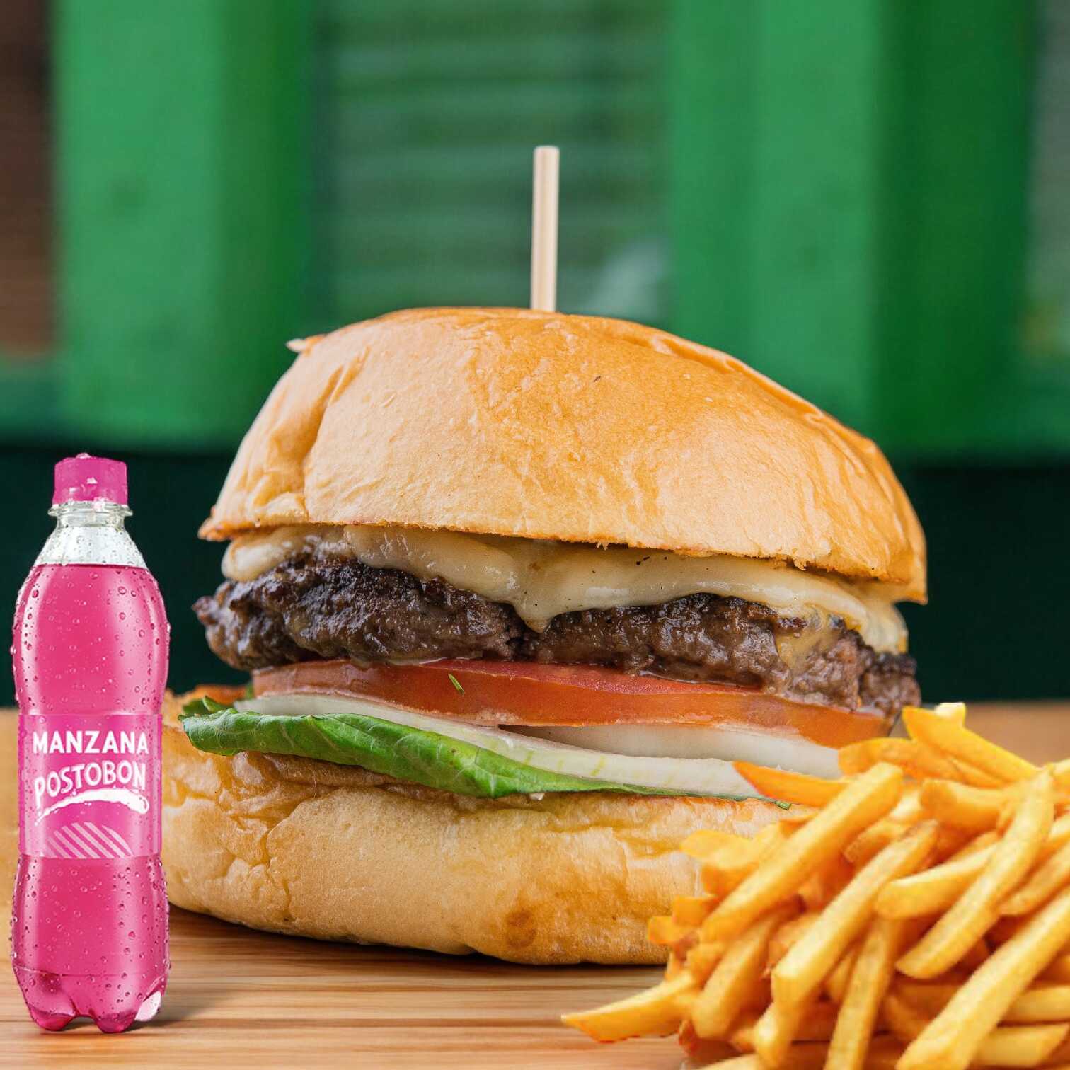 COMBO HAMBURGUESA ESPECIAL + PAPAS + GASEOSA