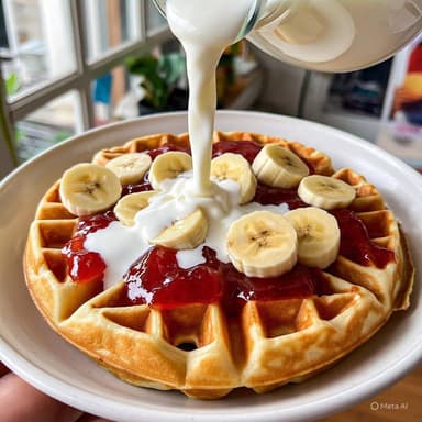 Waffle Frutos Rojos