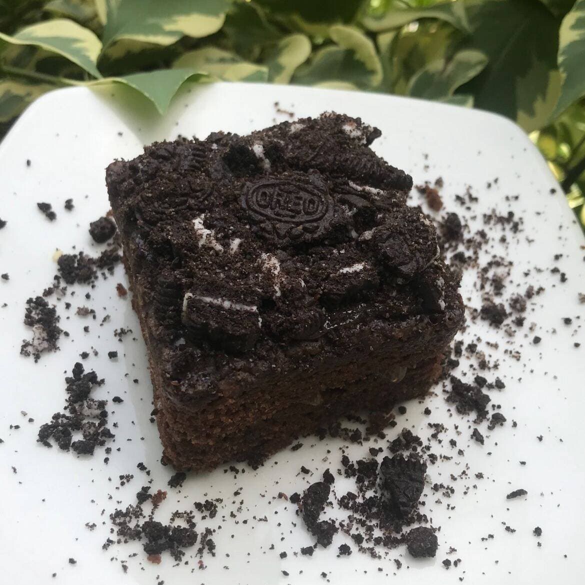 Brownie con Oreo