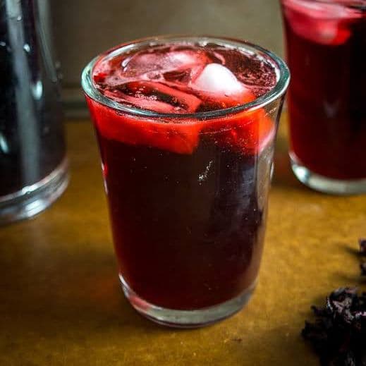 Agua de Jamaica 1/2 Litro