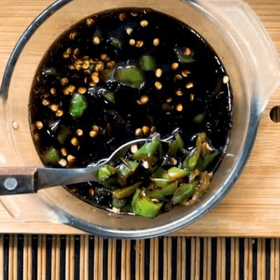 Soya con Chiles