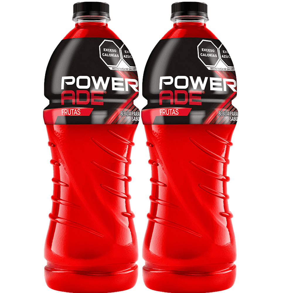 2 Powerade Frutas 1lt
