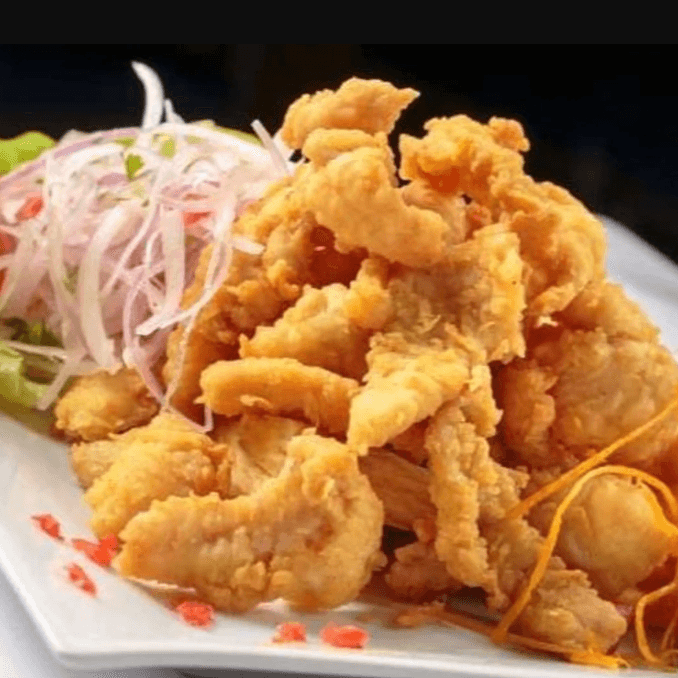 Leche de Tigre+ +Arroz con Mariscos Completo