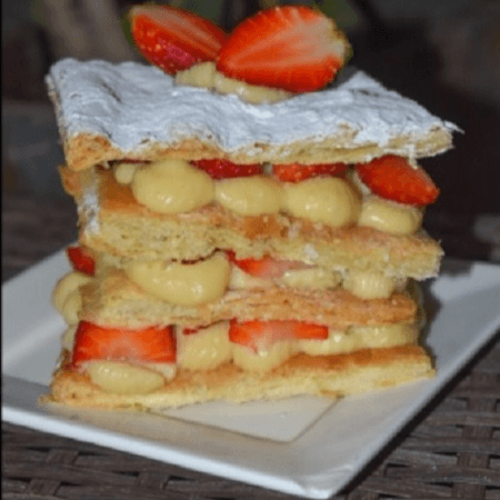 Mil Hojas de Crema Pastelera