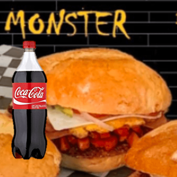 Combo Torta Monster+Coca Cola 600 ml