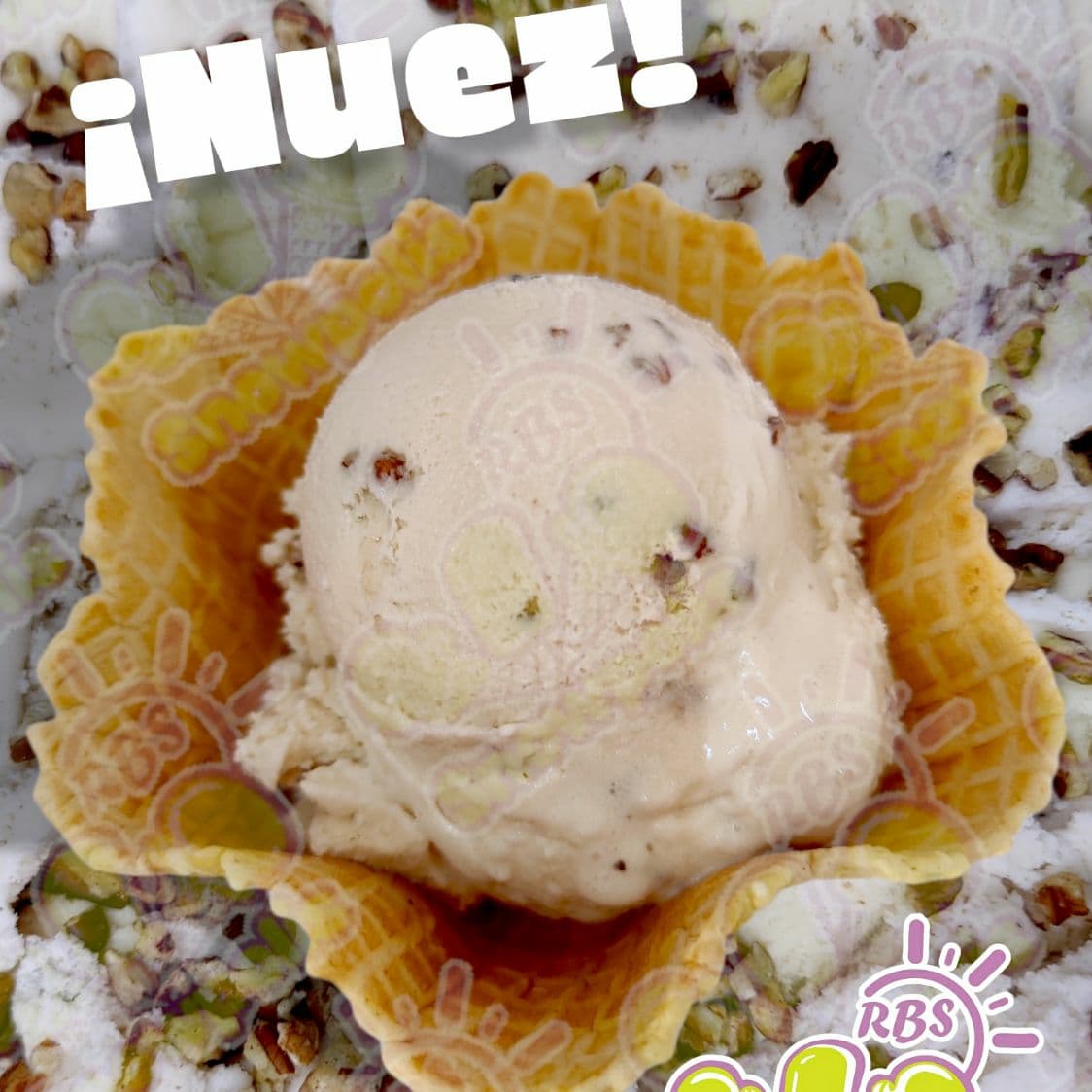 Helado de nuez