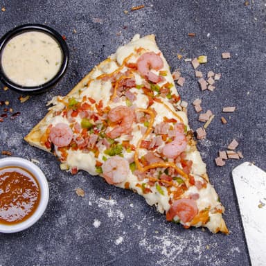 Pizza Porción Especial de Camarones