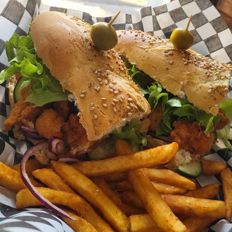 Granger (estilo pizza jardinera) con papas