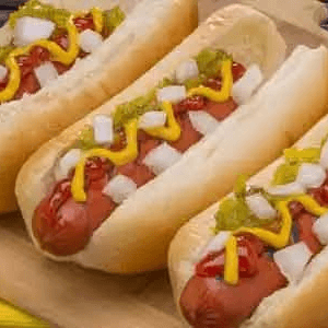 Combo trio de hot dog