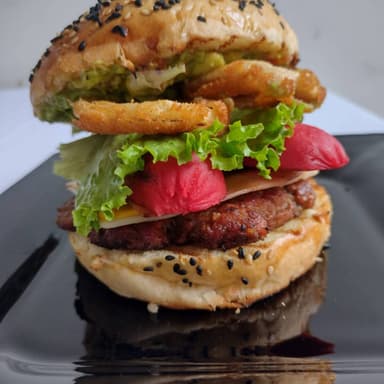 Hamburguesa Mar y Tierra