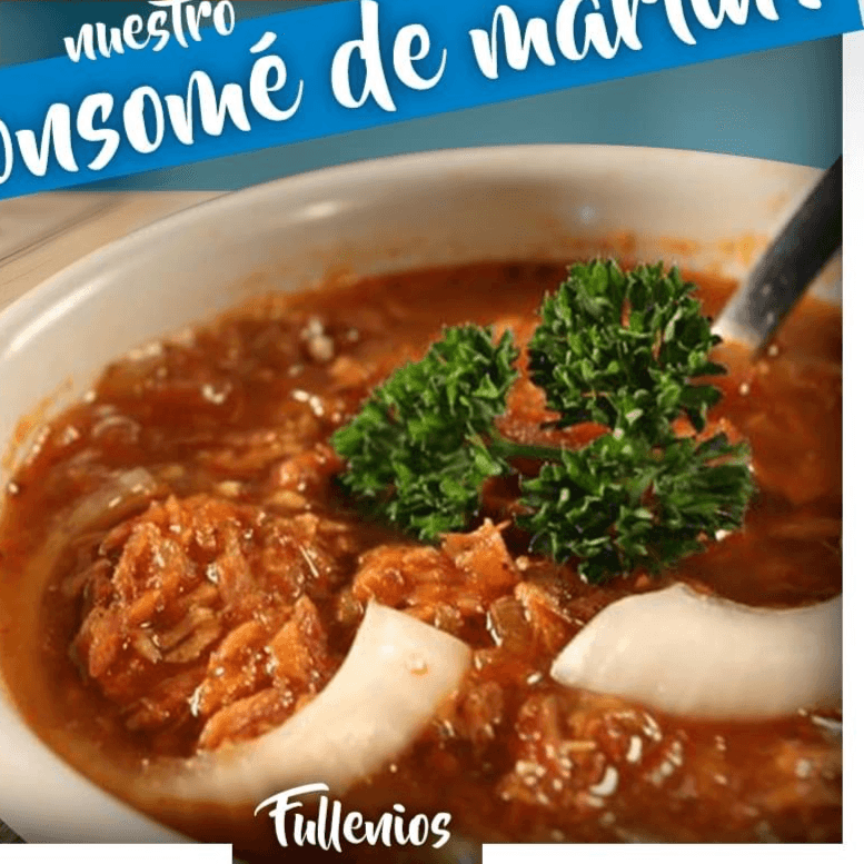 CONSOME DE MARLIN (Contiene poco Marlin)