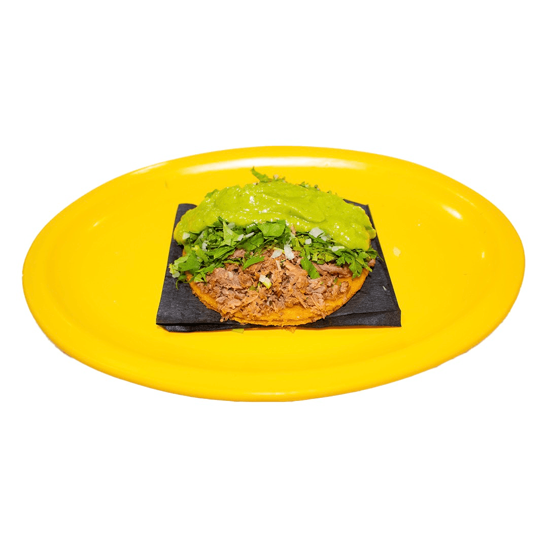 Taco Bañado en Verde