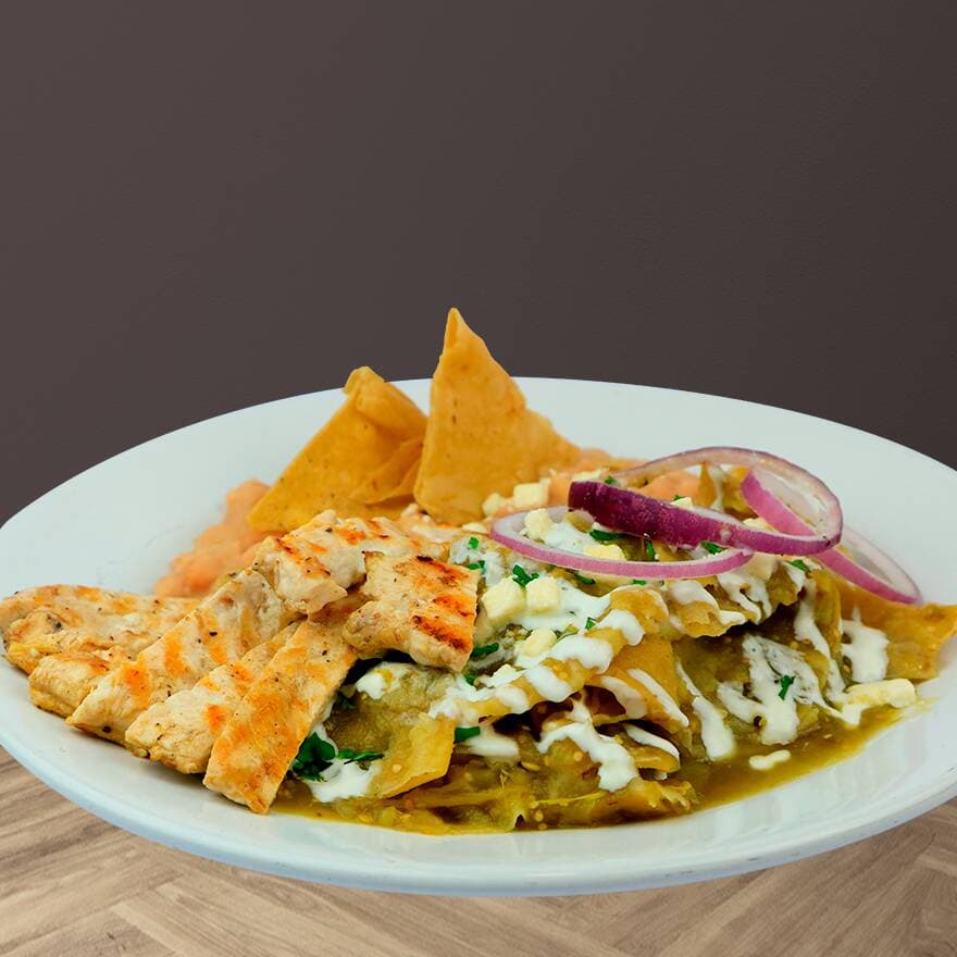 Chilaquiles con Pollo