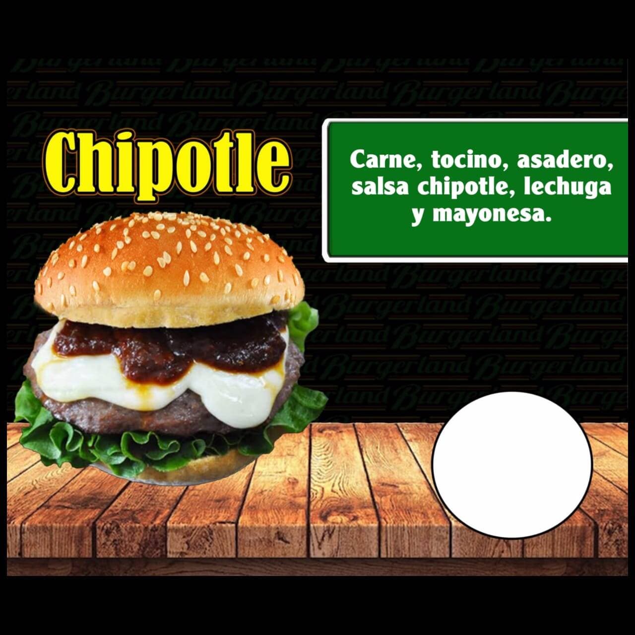 Hamburguesa La Chipotle