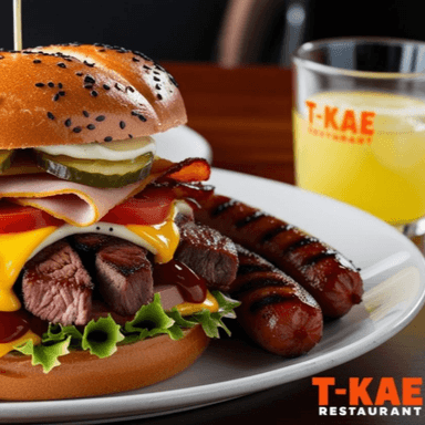 Gde. Chori/Burger Extra Queso Con Papas y Bebida