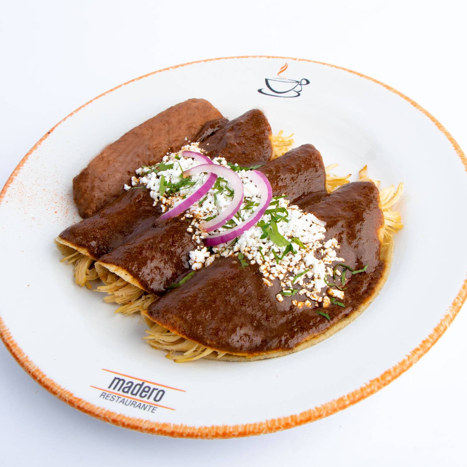 Enchiladas de Mole Rojo