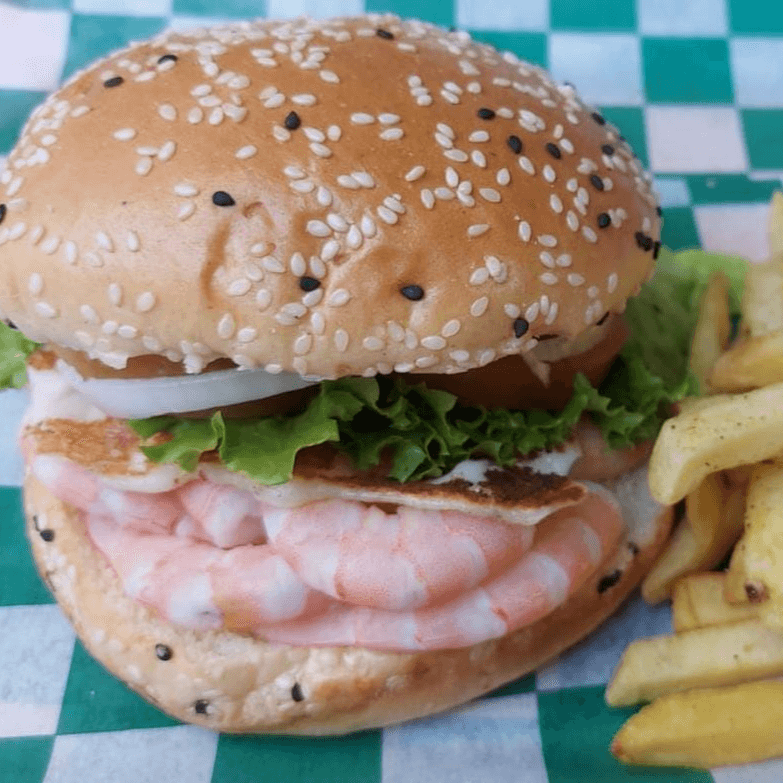 Hamburguesa de Camaron