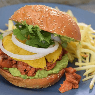 Hamburguesa Mamalona de Carne de Pastor