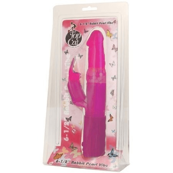 TOP CAT 6.5 INCH RABBIT PEARL VIBE-PK