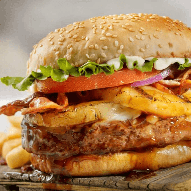 Combo Hamburguesa Hawaiana