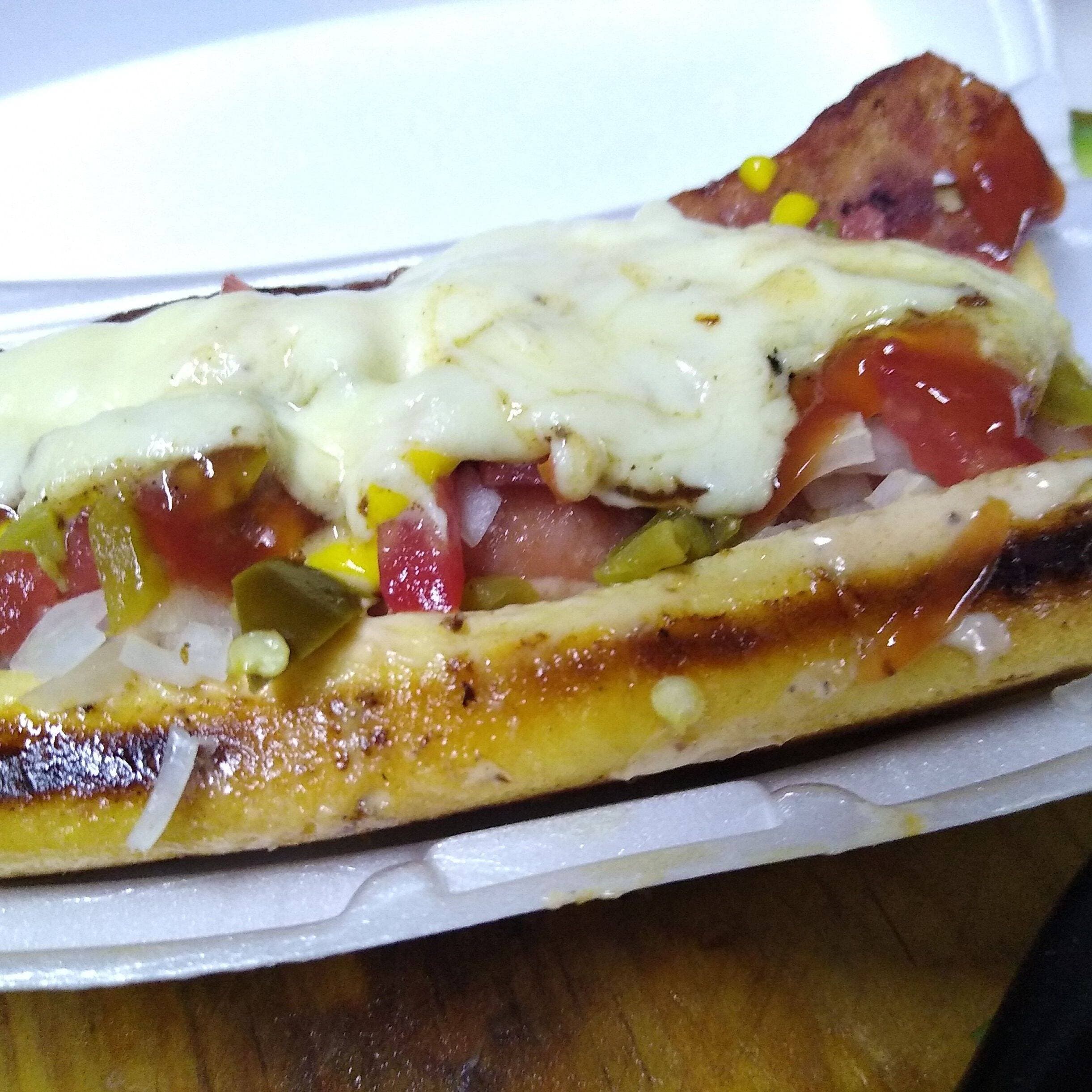 Hot Dog Tocino y Queso