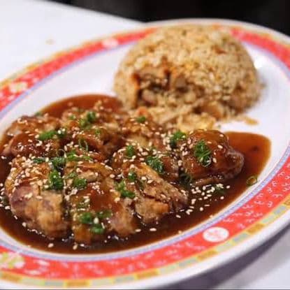 Pollo Chijaukay  + Sopa Wantan o Wantan Frito