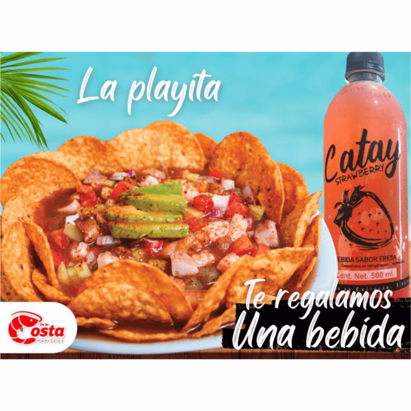 La playita + bebida gratis
