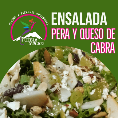 Pera y Queso de Cabra
