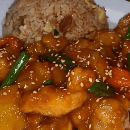 Pollo en Trozos con Piña