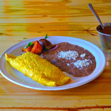Omelette de Espinaca