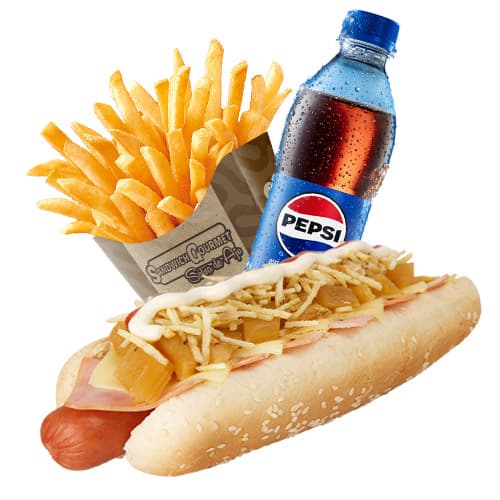 Combo Perro Hawaiano