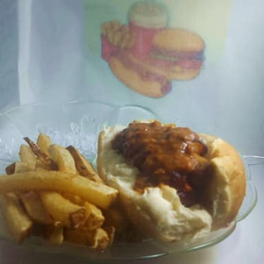 Hot dog con papas