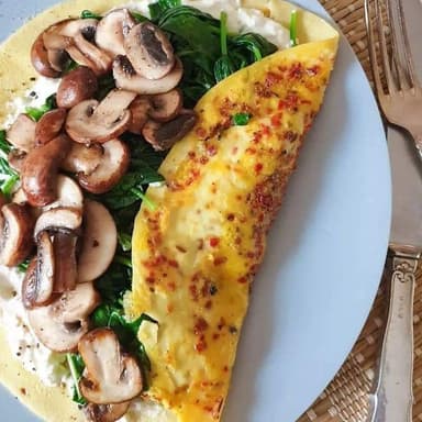 OMELETTE DE CHAMPIÑONES