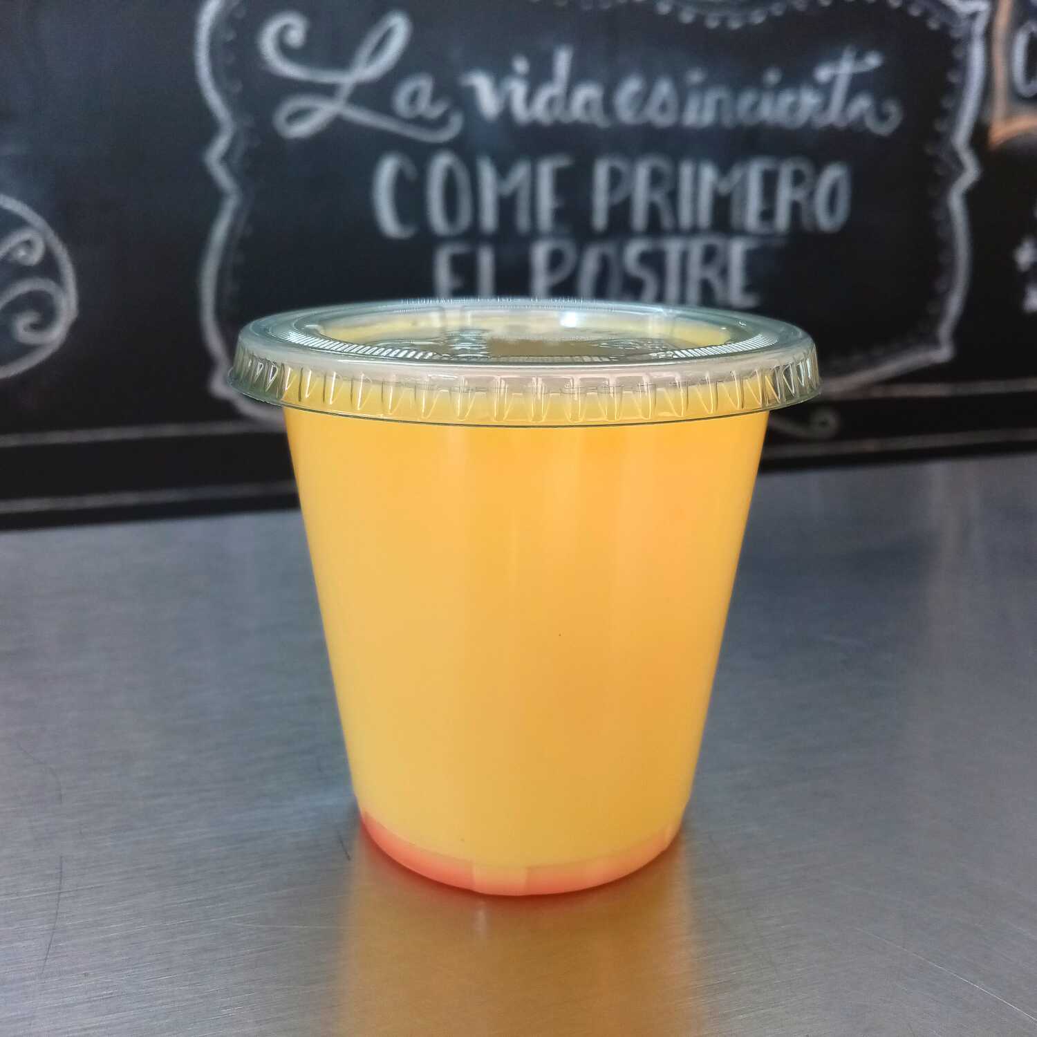 Gelatina Sabor Rompope Individual