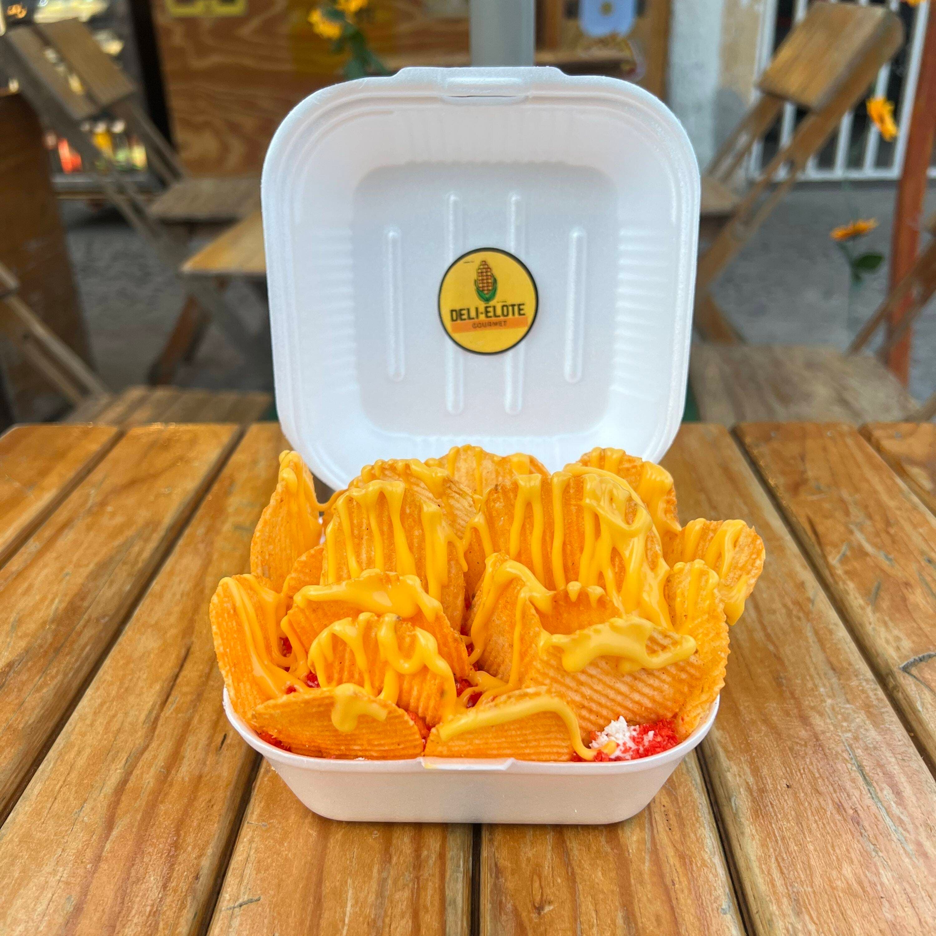 Ruffles de Queso Elote Amarillo