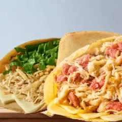 Duo Enchilada de Pollo y Enchilada de Hamburguesa