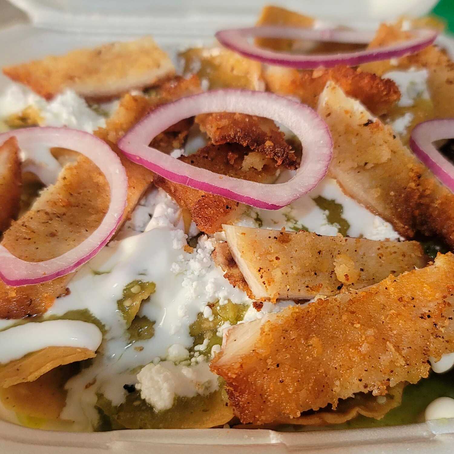 Chilaquiles Milanesa