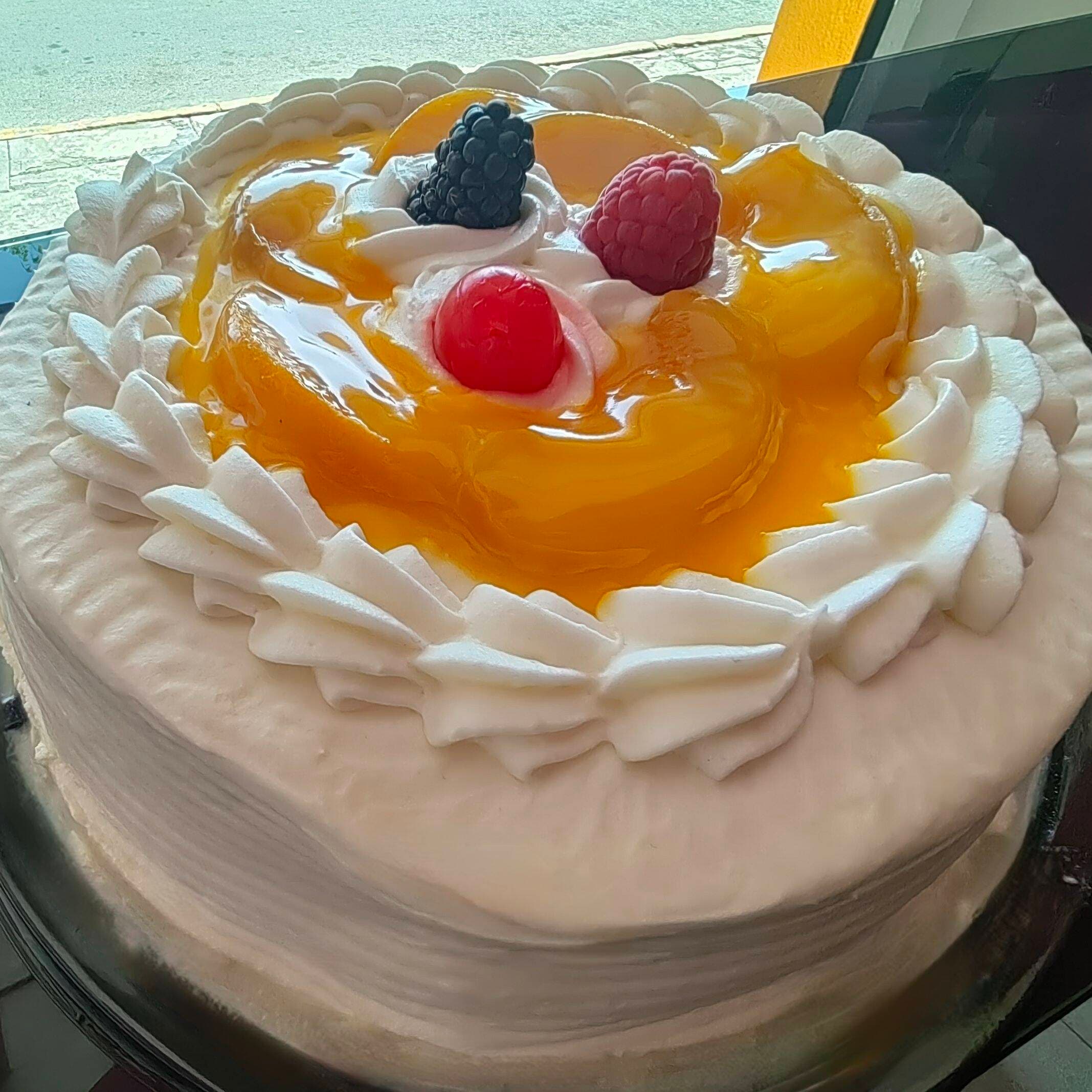 Pastel Durazno Rompope