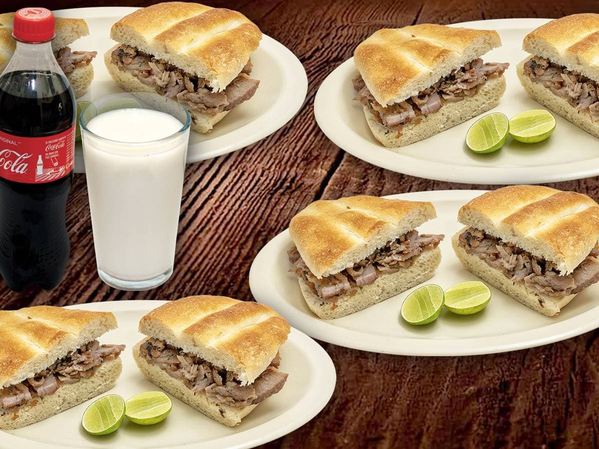 4 Tortas Árabes + bebida